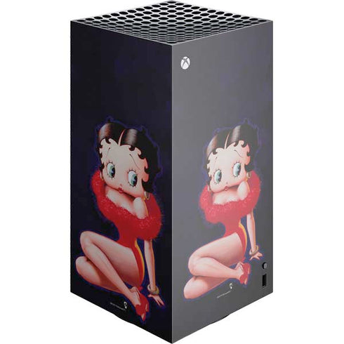 Betty Boop Red Dress XBox Series X Digital Edition Console Skin
